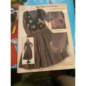 My Very Vest Dress Pattern Book Sizes 6 - 22 Applique Country Holiday Designs